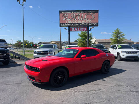 2016 Dodge Challenger for sale at RAUL'S TRUCK & AUTO SALES, INC in Oklahoma City OK