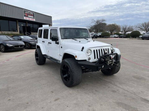 2014 Jeep Wrangler Unlimited for sale at KIAN MOTORS INC in Plano TX