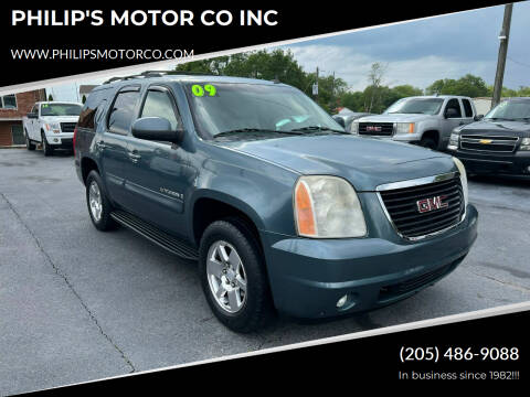 2009 GMC Yukon for sale at PHILIP'S MOTOR CO INC in Haleyville AL
