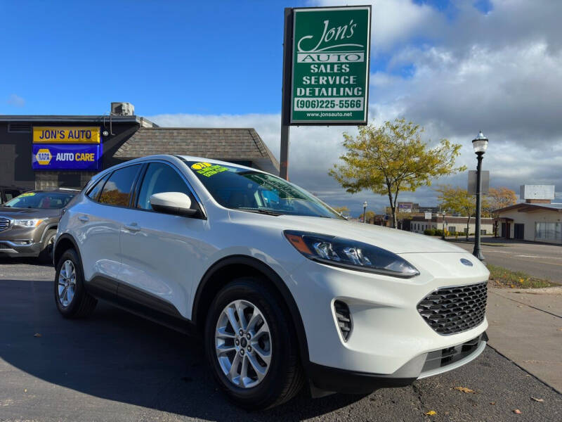2021 Ford Escape for sale at Jon's Auto in Marquette MI