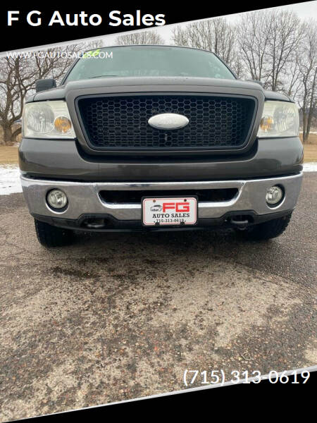 2006 Ford F-150 for sale at F G Auto Sales in Osseo WI