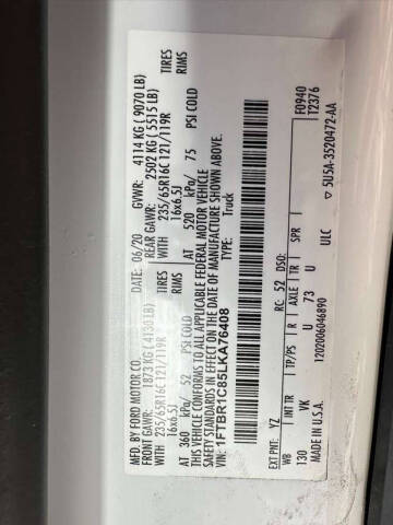 2020 Ford Transit 250