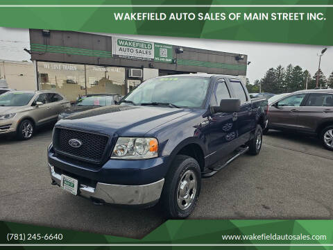 2005 Ford F-150 for sale at Wakefield Auto Sales of Main Street Inc. in Wakefield MA