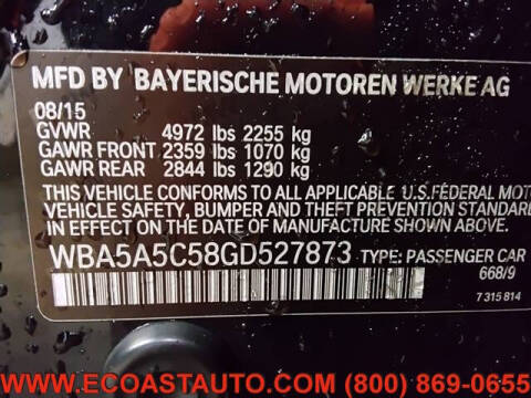 2016 BMW 5 Series 528i