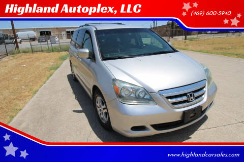 2006 Honda Odyssey for sale at Highland Autoplex, LLC in Dallas TX