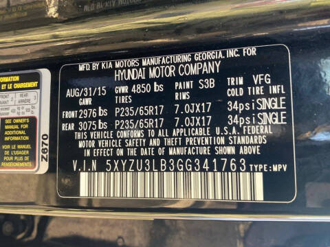 2016 Hyundai Santa Fe Sport 2.4L