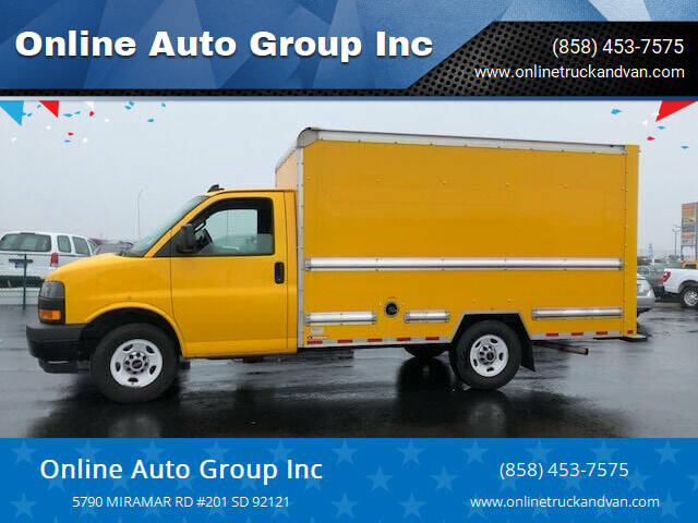 2018 GMC Savana for sale at Online Auto Group Inc in San Diego CA