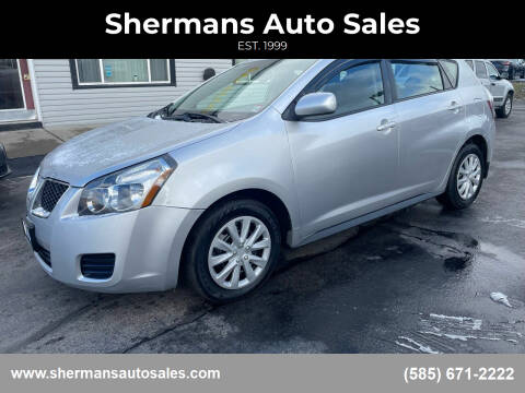 2009 Pontiac Vibe for sale at Shermans Auto Sales in Webster NY