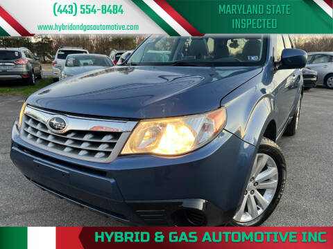 2013 Subaru Forester for sale at Hybrid & Gas Automotive Inc in Aberdeen MD