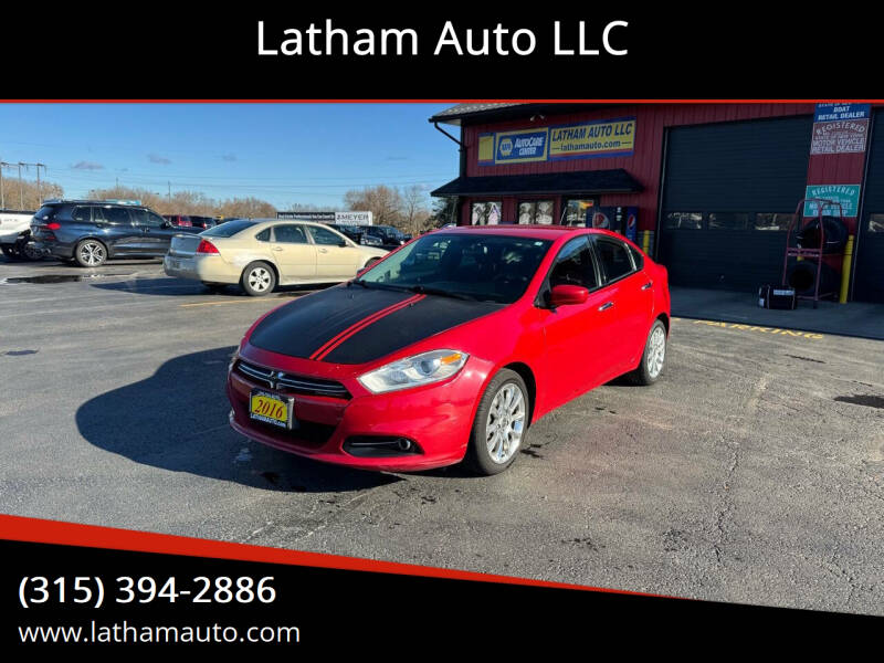 2016 Dodge Dart for sale at Latham Auto LLC in Ogdensburg NY