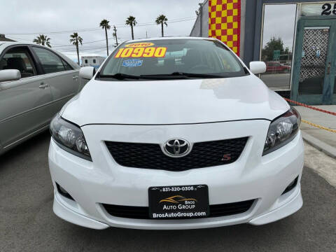 2010 Toyota Corolla for sale at BROS AUTO GROUP LLC in Salinas CA