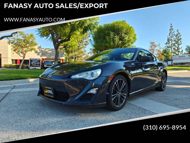 2014 Scion FR-S for sale at FANASY AUTO SALES/EXPORT in Yorba Linda CA