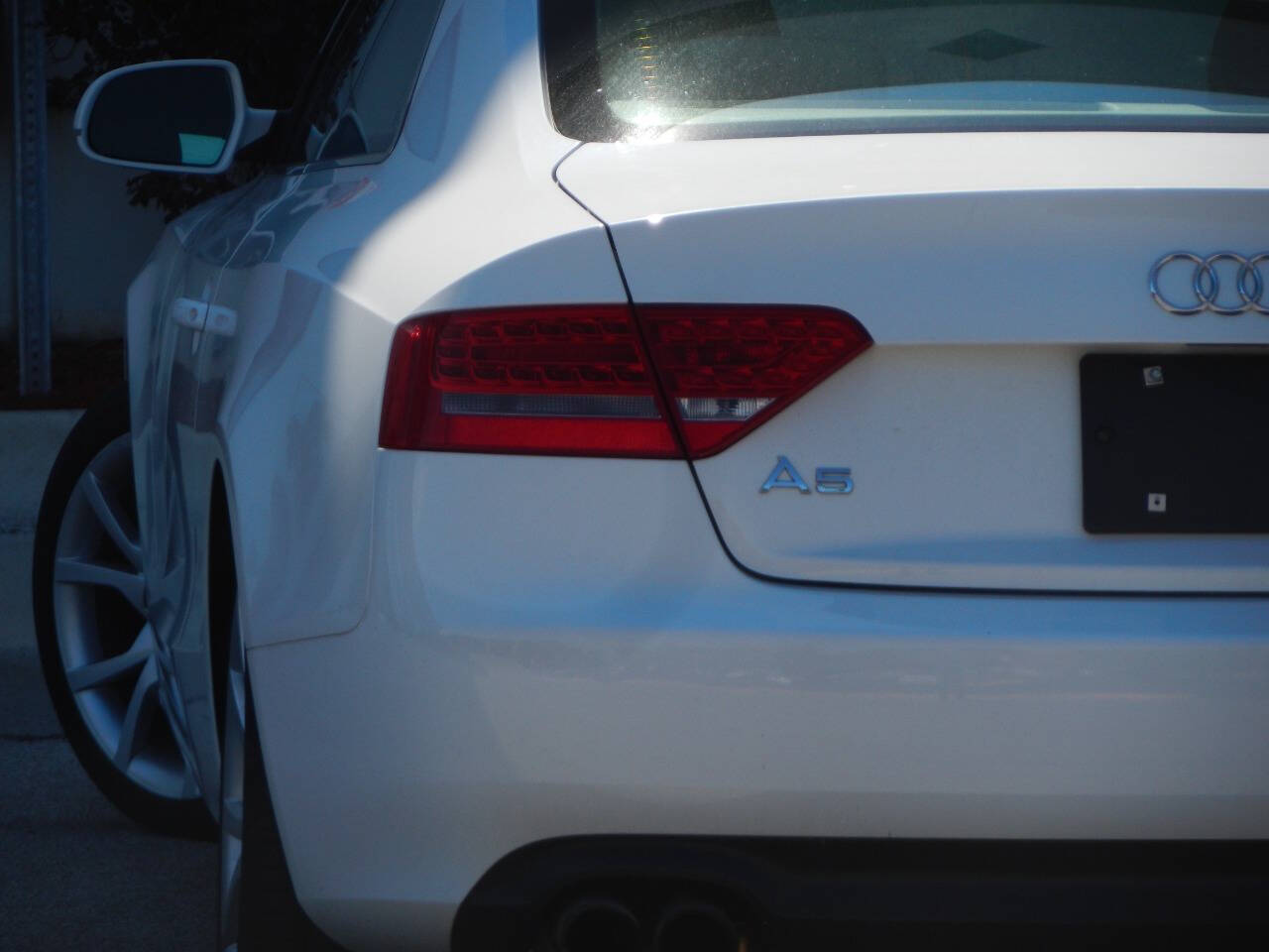 White 2012 Audi A5 Coupe All-Wheel Drive 8-Speed Automatic