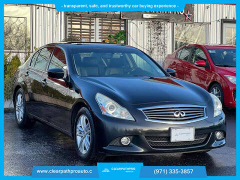 2010 Infiniti G37 Sedan for sale at CLEARPATHPRO AUTO in Milwaukie OR
