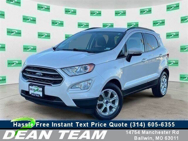 2021 Ford EcoSport for sale at St. Louis Auto Finance in Saint Louis MO