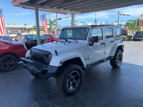 2015 Jeep Wrangler Unlimited for sale at American Auto Sales in Hialeah FL