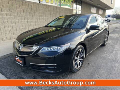 2016 Acura TLX for sale at Becks Auto Group in Mason OH