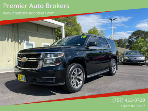 2015 Chevrolet Tahoe for sale at Premier Auto Brokers in Virginia Beach VA