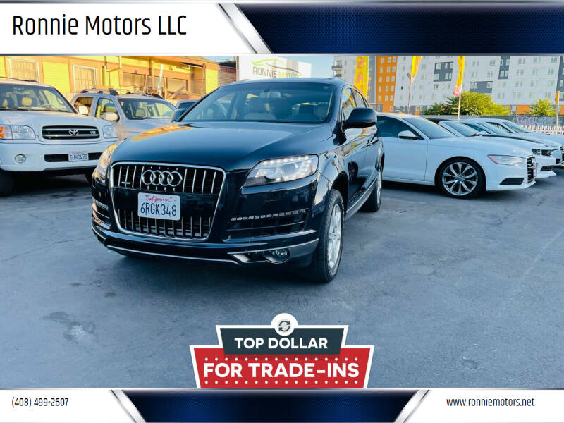 2011 Audi Q7 for sale at Ronnie Motors LLC in San Jose CA