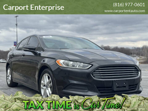 2014 Ford Fusion for sale at Carport Enterprise - 6336 State Ave in Kansas City KS