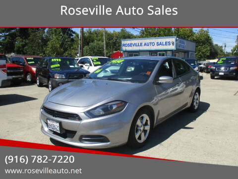 2016 Dodge Dart for sale at Roseville Auto Sales in Roseville CA