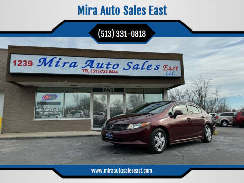 2012 Honda Civic for sale at Mira Auto Sales East in Milford OH