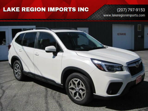 2021 Subaru Forester for sale at LAKE REGION IMPORTS INC in Westbrook ME