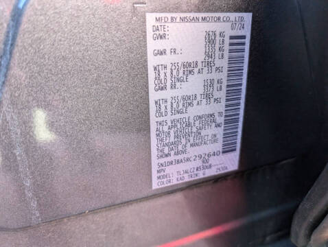 2024 Nissan Pathfinder SV