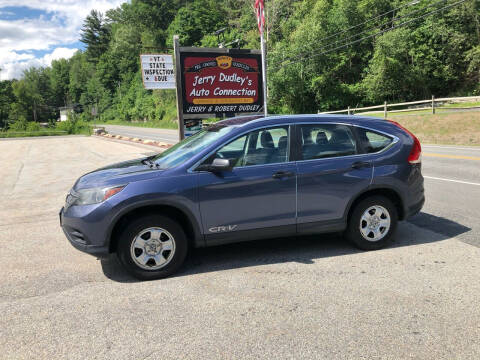 2013 Honda CR-V for sale at Jerry Dudley's Auto Connection in Barre VT