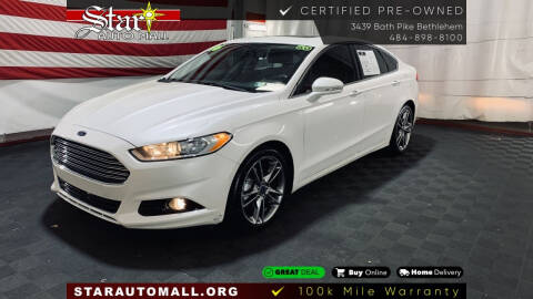 2016 Ford Fusion for sale at STAR AUTO MALL 512 in Bethlehem PA