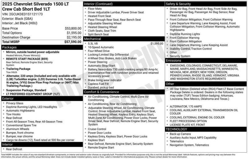 2025 Chevrolet Silverado 1500