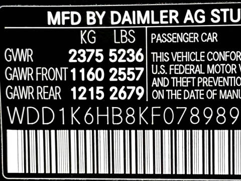 2019 Mercedes-Benz E-Class E 450