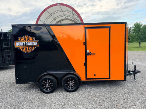 2026 Rock Solid Cargo 7x14 Harley Davidson 84" Heigh