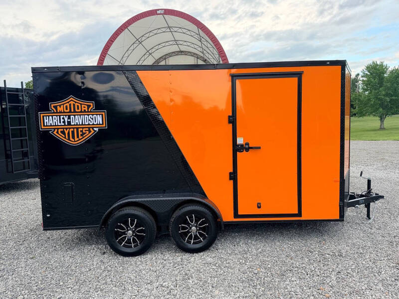 2026 Rock Solid Cargo 7x14 Harley Davidson 84" Heigh