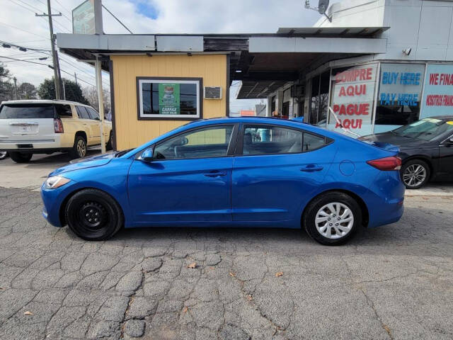 2017 Hyundai ELANTRA for sale at DAGO'S AUTO SALES LLC in Dalton, GA