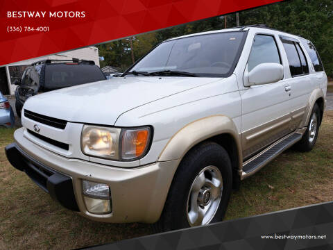 2000 Infiniti QX4 for sale at BESTWAY MOTORS in Winston Salem NC