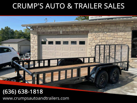 2023 GoodGuys 16’ Tandem Utility Trailer for sale at CRUMP'S AUTO & TRAILER SALES in Crystal City MO