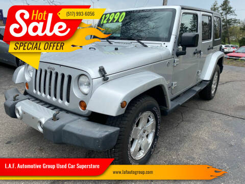2008 Jeep Wrangler Unlimited for sale at L.A.F. Automotive Group in Lansing MI