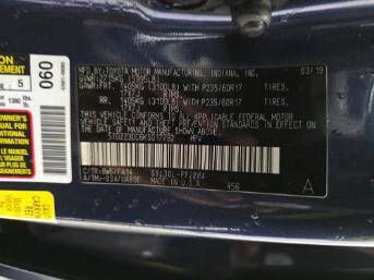 2019 Toyota Sienna L 7-Passenger