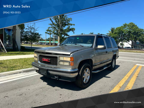 1998 GMC Yukon for sale at WRD Auto Sales in Hollywood FL