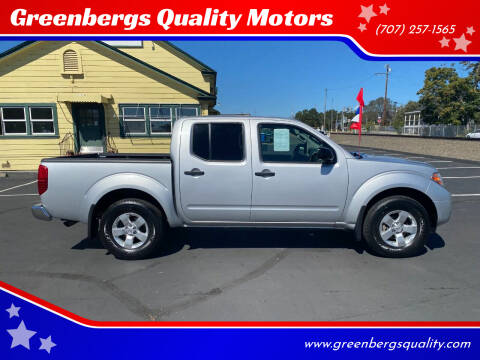 2012 Nissan Frontier for sale at Greenbergs Quality Motors in Napa CA