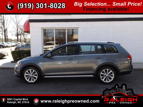 2017 Volkswagen Golf Alltrack for sale at Raleigh Pre-Owned in Raleigh NC