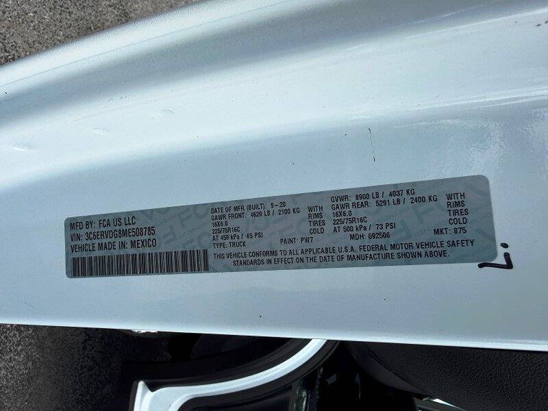 2021 RAM ProMaster 2500 159 WB