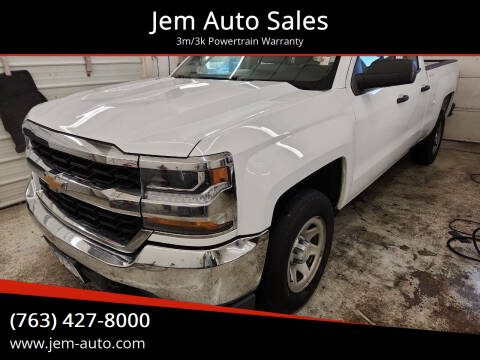 2017 Chevrolet Silverado 1500 for sale at Jem Auto Sales in Anoka MN