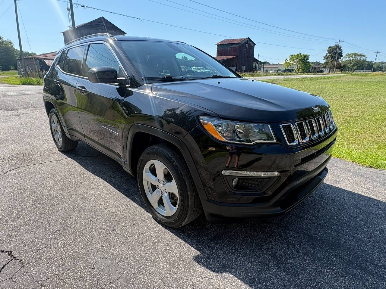 Black 2021 Jeep Compass Latitude 4x4 Latitude 4dr SUV 2