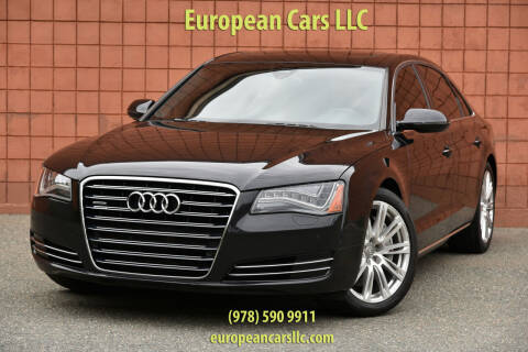 2013 Audi A8 L for sale at European Cars in Salem MA