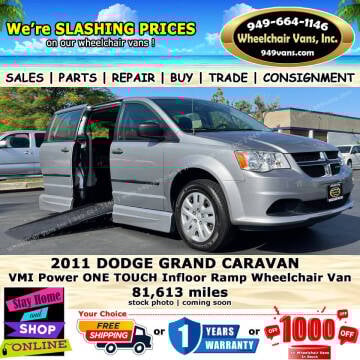 2011 Dodge Grand Caravan for sale at Wheelchair Vans Inc in Laguna Hills CA