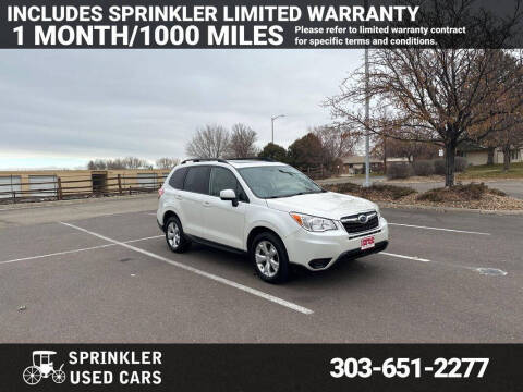 2014 Subaru Forester for sale at Sprinkler Used Cars in Longmont CO