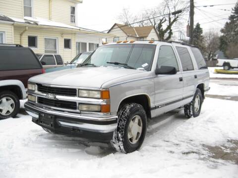 1996 Chevrolet Tahoe for sale at S & G Auto Sales in Cleveland OH