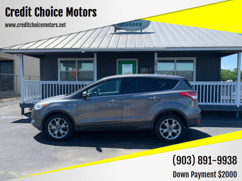 2013 Ford Escape for sale at Credit Choice Motors in Sherman TX